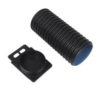VICASKY Vanne de Drainage D'irrigation, Vanne D'irrigation avec Porte en Plastique Noir, pour Tuyau D'irrigation et Champs, Agriculture, Régulation de l'eau, Structure Anti-colmatage,