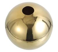 VICASKY Vase Boule en Céramique Électroplaquée Dorée, Grand Format, Décoration Intérieure Élégante, Vase D’Art pour Fleurs Fraîches ou Séchées, Accessoire Décoratif Bureau et Salon