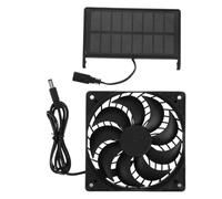 VICASKY Ventilateur Solaire pour Poulailler et Animaux Ventilateur de Refroidissement Portable pour Ventilation Fil pour et Abris