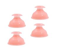 VICASKY Ventouses De Massage En Silicone 4 Pièces Ensemble Portable Aspiration Forte Outil De Ventouse Pour Corps Visage Dos Jambes Bien-être Relaxation Antistress