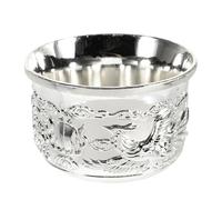 VICASKY Verre à Vin en Alliage de Zinc Gaufré Vintage, Mini Coupe à Liqueur Multifonction pour Whisky, Cocktails et Thé, Tasse Réutilisable Décorative Style Palais, pour Réceptions