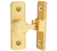 VICASKY Verrou de Porte à Bascule à Angle Droit Adhésif Lumineux Or