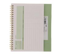 VICASKY Vert Calendrier de Bureau Minimaliste, Planificateur Mensuel 2027 | Format de Table, Papier et Métal, Écriture Fluide, Gestion des Tâches, Style Moderne