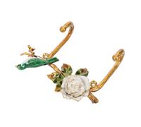 VICASKY Vintage Bird Wall Hook Double Prong Metal Decorative Coat Hanger For Clothes Bags Hats Space-saving Storage Hook For Entryway And Bedroom