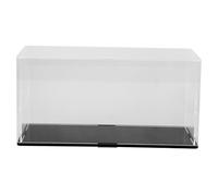 VICASKY Vitrine pour figurines d'action et objets de collection - Boîte d'affichage étanche à la poussière avec socle noir pour protéger les modèles et les minéraux