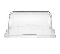 VICASKY Vitrine Présentoir Pâtisserie en Plastique Couvercle Large Ouverture, sans Odeur, pour Exposer Gâteaux et Pâtisseries en Toute Sécurité