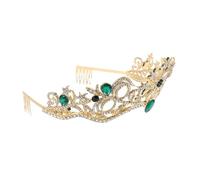 VICASKY Wedding Crown For Bride Rhinestone Tiara Hair Accessory Glamorous Princess Headpiece For Women Wedding And Birthday Events