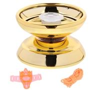 VICASKY Yo-yo en Alliage Professionnel Non Réactif, Taille Portable, Couleur Dorée, avec Ficelle pour Débutants, Balle pour Coordination Doigts, Yoyo Amusant pour Jeux Couleur Aléatoire