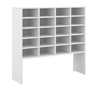 Vicco Armoire à chaussures Hermia, Blanc, 104 x 99 cm