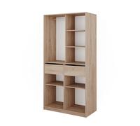 Vicco Armoire à vêtements Elmo, Sonoma, 100x200cm