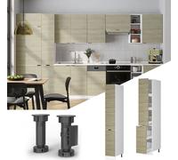 Vicco Armoire d'apothicaire Fame-Line, 30cm, Panneau en chêne/Blanc