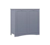 Vicco Armoire de Salle de Bain Bianco, Gris, 83x80cm | avec 2 paniers à linge, pour le tri et le rangement du linge dans la salle de bain