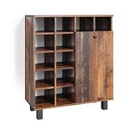 Vicco Armoire de Salle de Bain Fynn, Chêne Rustique, 78.4 x 91.6 cm