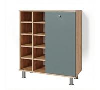 Vicco Armoire de Salle de Bain Fynn, Vert, 78.4x91.6cm