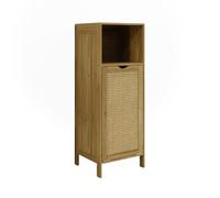 Vicco Armoire de Salle de Bain Liora, Bambou, 36x98cm | pour le rangement des accessoires de salle de bain et des serviettes