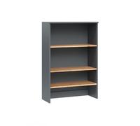 Vicco Armoire de Salle de Bain Viktor, Anthracite/chêne doré, 68x100.4cm | 2 Portes · 3 compartiments · Rangement bien organisé · Place pour lessive · Au-dessus de la machine à laver