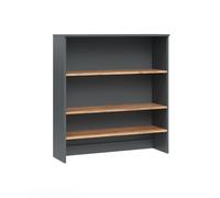 Vicco Armoire de Salle de Bain Viktor Anthracite/chêne doré 93.6x100.4cm | 2 Portes · 3 compartiments · Rangement bien organisé · Place pour lessive · Au-dessus de la machine à laver