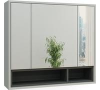 Vicco armoire de toilette Beatrice, 80 x 72 cm, Gris/Anthracite