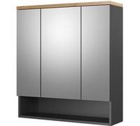 Vicco Armoire de Toilette Eden, Anthracite/Chêne Artisan, 70 x 77 cm