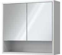 Vicco Armoire de toilette Eliza, 70x65cm avec 2 portes, Blanc