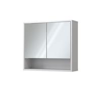 Vicco Armoire de Toilette Eliza, Blanc, 70x65cm | avec 2 portes, adapté à la fixation murale et compatible avec la série Eliza