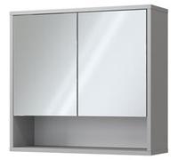Vicco Armoire de Toilette Eliza, Gris, 70 x 65 cm avec 2 Portes
