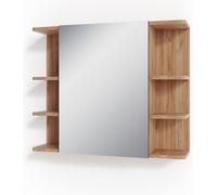 Vicco Armoire de toilette Fynn, 79.6x64cm, Chêne de force doré/Anthracite