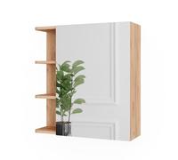 Vicco Armoire de Toilette Fynn, Chêne doré, 62x64cm
