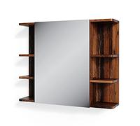 Vicco Armoire de Toilette Fynn, Bois Antique, 80 x 64 cm