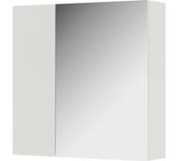 Vicco Armoire de toilette Leopold, 60x59.2cm Avec étagères et 1 porte miroir, Blanc