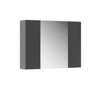 Vicco Armoire de Toilette Leopold, Anthracite, 80x59.2cm avec des étagères