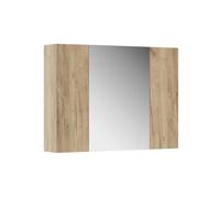 Vicco Armoire de Toilette Leopold, Chêne de Force doré, 80x59.2cm avec des étagères