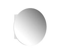 Vicco Armoire de Toilette Loki, Blanc, 50x50cm avec 2 Compartiments, pour Montage Mural avec Miroir et Surface de Rangement