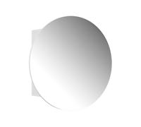 Vicco Armoire de Toilette Loki, Blanc, 60x60cm avec 2 Compartiments, pour Montage Mural avec Miroir et Surface de Rangement