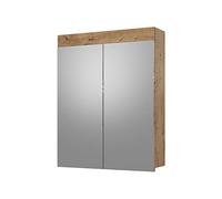 Vicco Armoire de Toilette Luna, Chêne, 60 x 77 cm