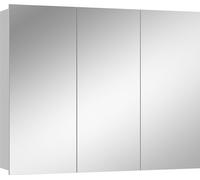 Vicco Armoire de Toilette Sola, Blanc, 100 x 79.8 cm avec 3 Portes
