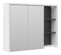 Vicco Armoire de Toilette Viola, Anthracite/Blanc, 100 x 75 cm