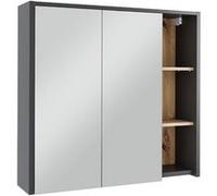 Vicco Armoire de Toilette Viola, Gris/Artisan, 80x75cm avec des étagères Ouvertes