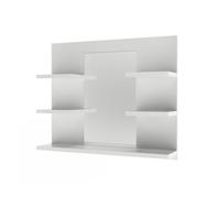 Vicco Armoire de Toilette Wilbur, Blanc, 58.8x50cm avec des étagères