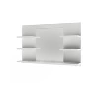 Vicco Armoire de Toilette Wilbur, Blanc, 78x50cm avec des étagères