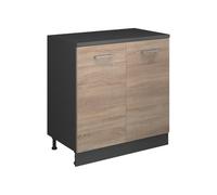 Vicco Armoire d'extension Rion, Sonoma/Anthracite, 80x46cm