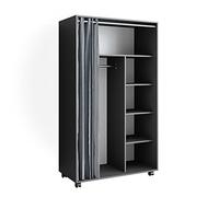 Vicco Armoire Doros, Gris, 100 x 168 cm