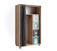 Vicco Armoire Doros, Sonoma, 100 x 168 cm Ouvert, avec roulettes