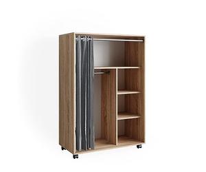 Vicco Armoire Doros, Sonoma, 100x146.6cm | avec roulettes, avec roulettes pour un positionnement flexible dans la pièce