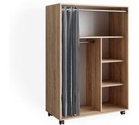 Vicco Armoire Doros, Sonoma, 100x146.6cm avec roulettes Sonoma G
