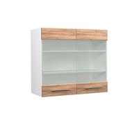 Vicco Armoire en Verre Fame-Line, Chêne de Force doré, 80cm, à Combiner avec d'autres modules de la série Fame-Line