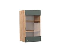 Vicco Armoire en Verre Fame-Line, Vert Or Campagne, 40cm