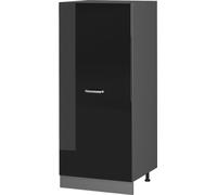 Vicco Armoire haute R-Line, 60 cm, Noir Haute brillance/Anthracite