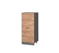 Vicco Armoire Haute R-Line, Chêne de Force doré, 60cm, pour Une Combinaison Libre au Sein de systèmes de Cuisine modulaires