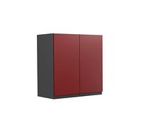 Vicco Elément Haut de Cuisine R-Line, Rouge, 60cm J-Shape, pour Une Combinaison Libre au Sein de systèmes de Cuisine modulaires
